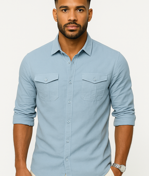 Button-Down Collar Shirt