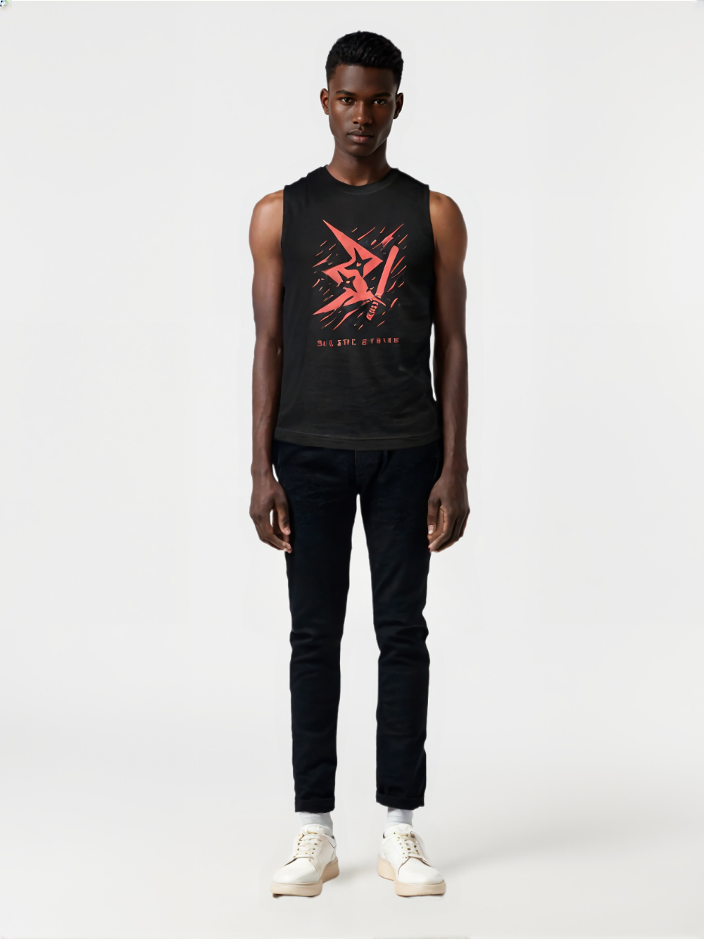 Black AURA tank Top